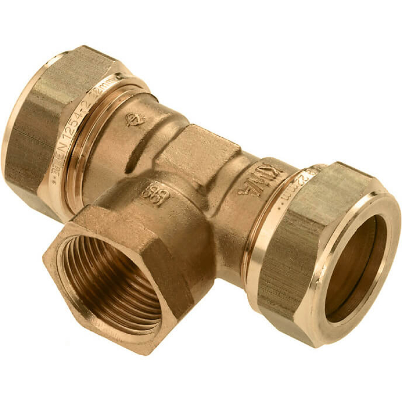 BONFIX - T-stuk knel met schroefbus alle maten